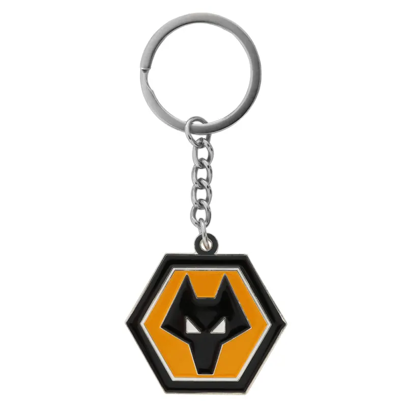Wolverhampton Wanderers Shop | Full Colour Enamel Crest Keyring Wolverhampton Wanderers Merchandise